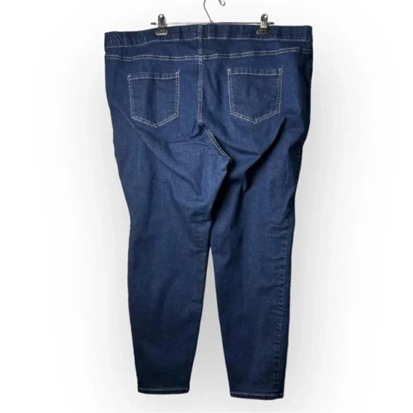 George Medium Dark Wash Stretch Denim Jegging 3X - Picture 6 of 8